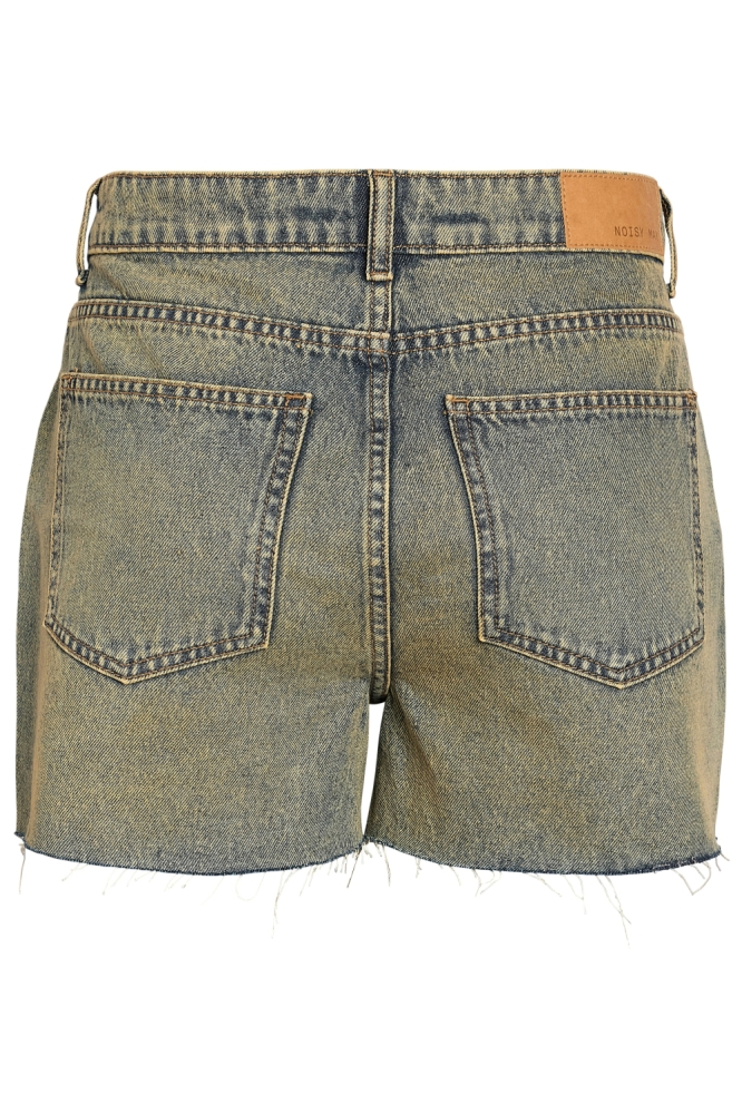 Noisy may blauwe dames korte broek | Achteraanzicht