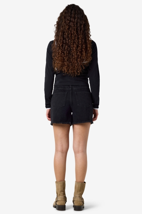 Noisy may zwarte dames korte broek | Model