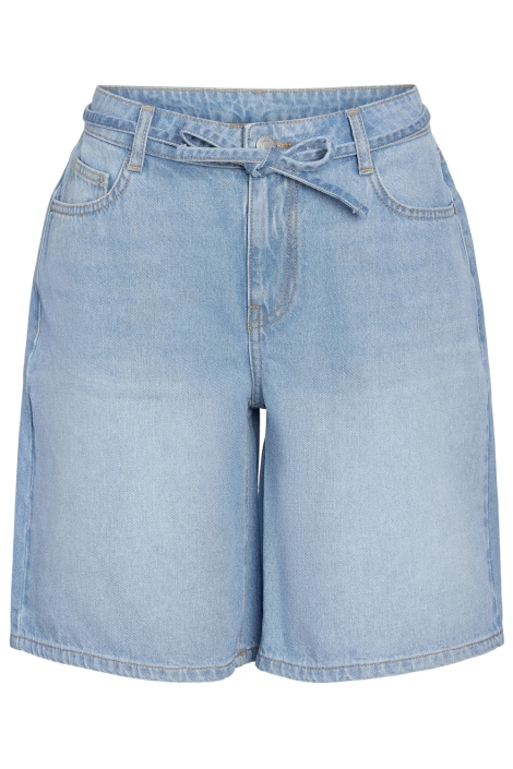 Noisy may blauwe dames korte broek | Vooraanzicht