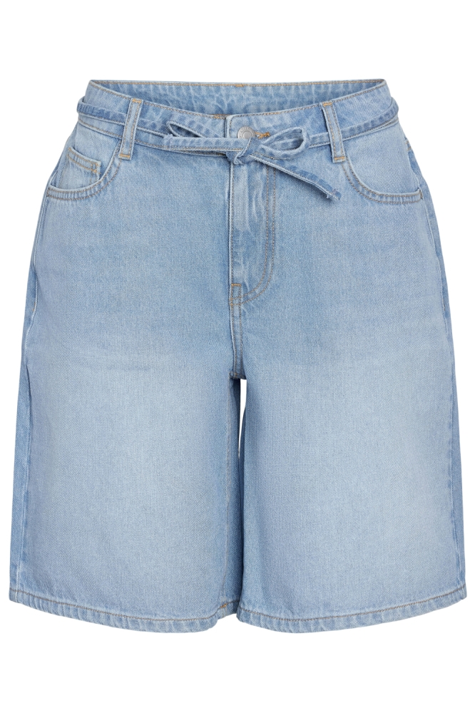 Noisy may blauwe dames korte broek | Vooraanzicht
