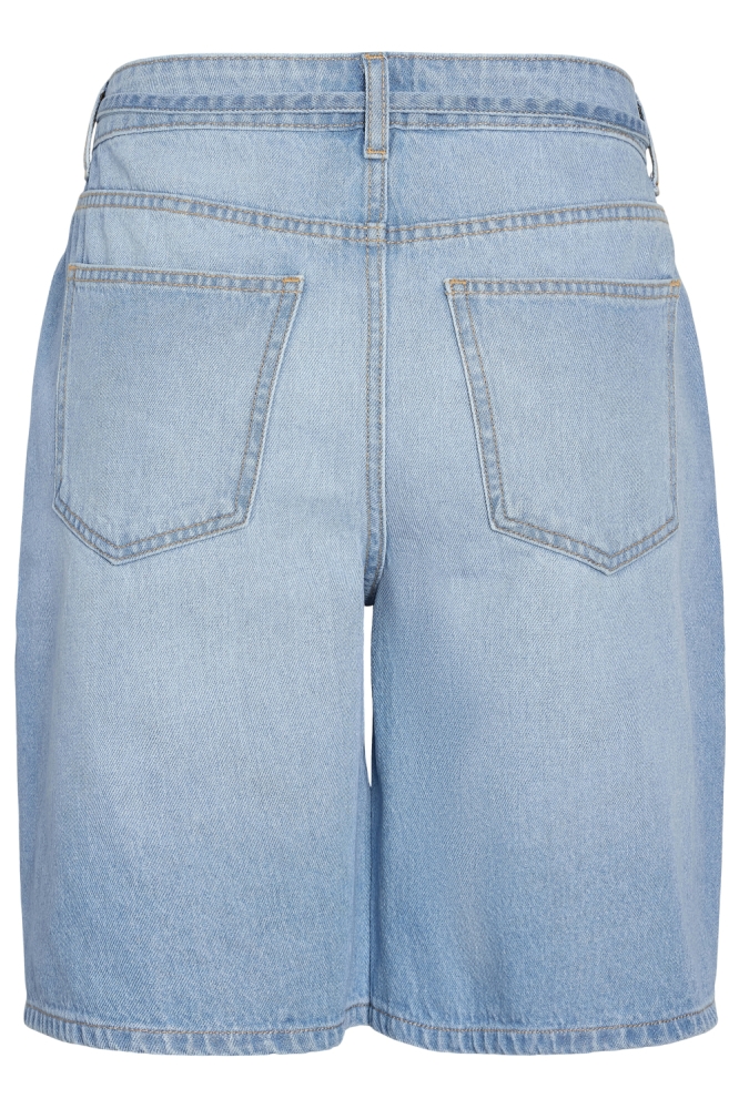 Noisy may blauwe dames korte broek | Achteraanzicht