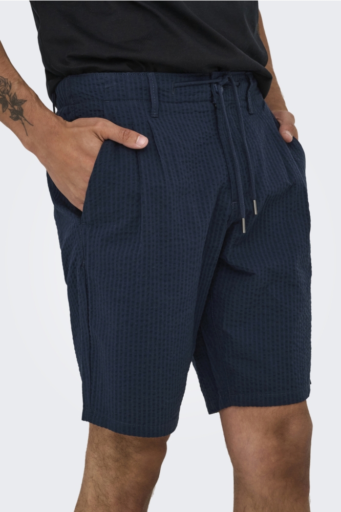 Only & Sons blauwe heren korte broek | Model