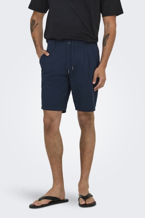 Only & Sons blauwe heren korte broek | Model