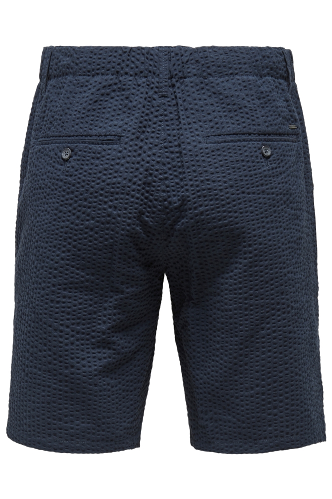 Only & Sons blauwe heren korte broek | Achteraanzicht
