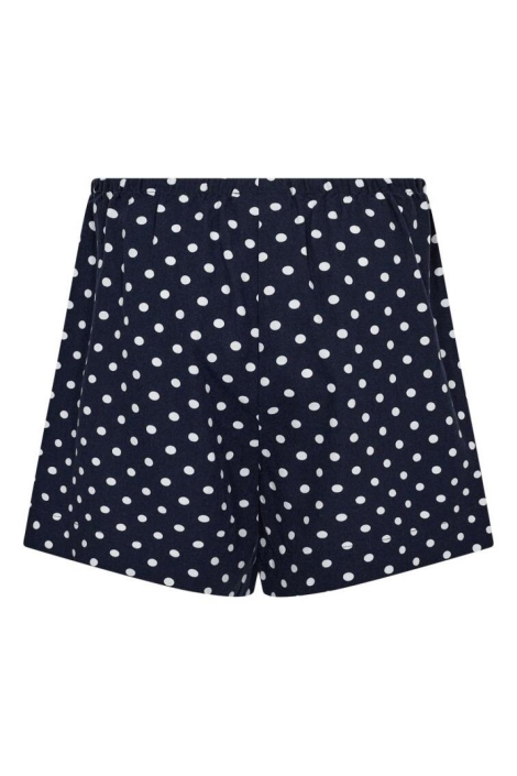 Freequent blauwe dames korte broek | Achteraanzicht