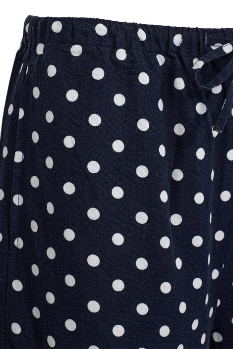 Freequent blauwe dames korte broek | Close up