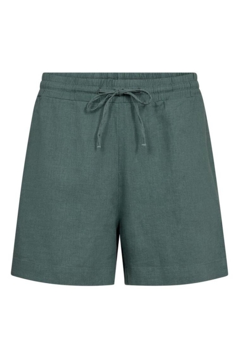 Freequent groene dames korte broek | Vooraanzicht