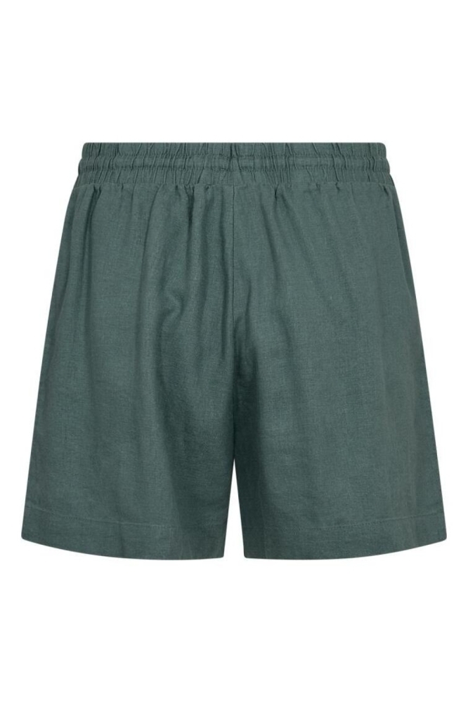 Freequent groene dames korte broek | Achteraanzicht