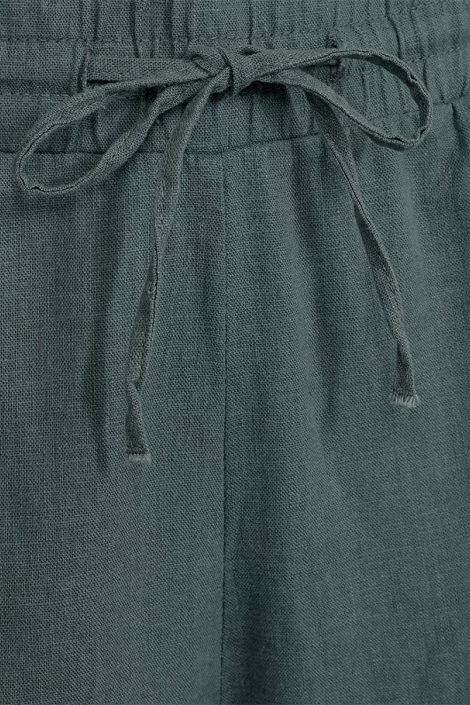 Freequent groene dames korte broek | Close up