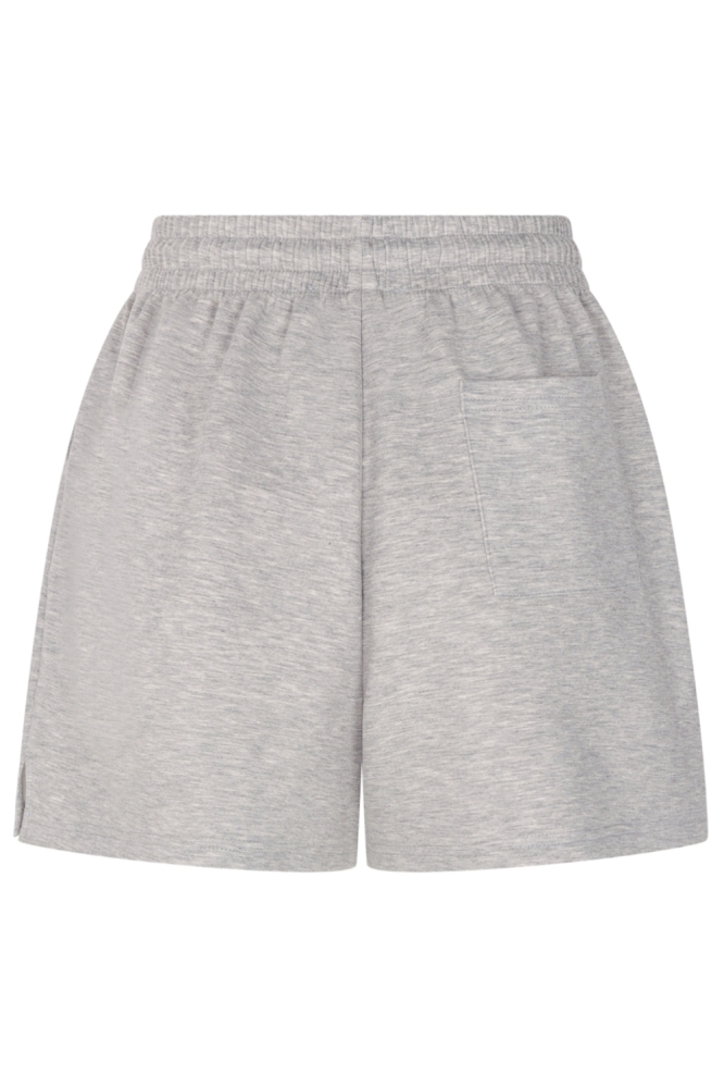 Studio Amaya grijze dames korte broek | Achteraanzicht