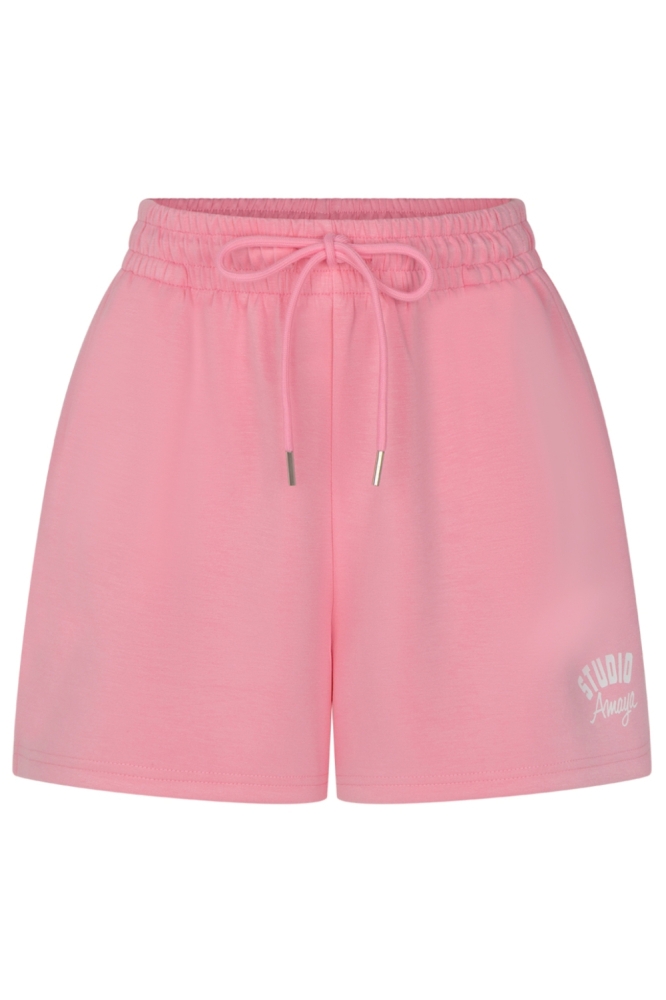 Studio Amaya roze dames korte broek | Vooraanzicht