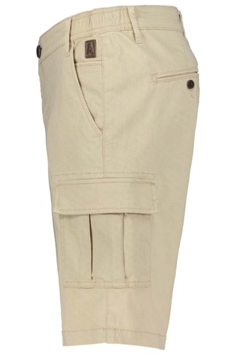 Donders beige heren korte broek | Zijaanzicht