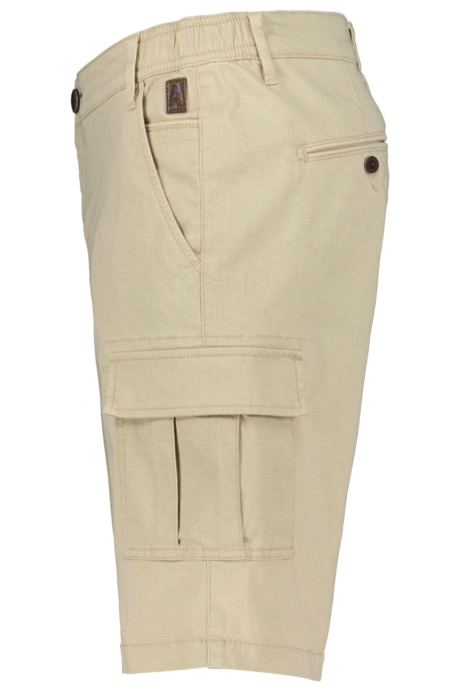 Donders beige heren korte broek | Zijaanzicht