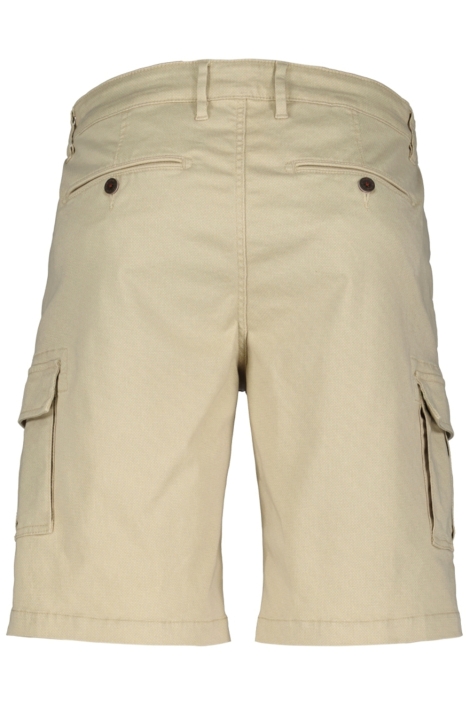 Donders beige heren korte broek | Achteraanzicht