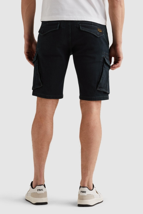 PME legend blauwe heren korte broek | Model achteraanzicht