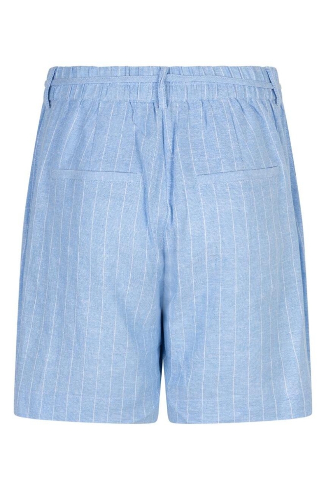 Red Button blauwe dames korte broek | Achteraanzicht