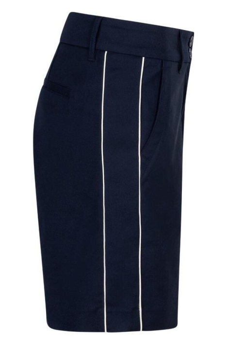 Red Button blauwe dames korte broek | Zijaanzicht