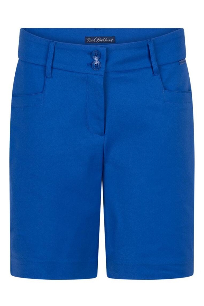 Red Button blauwe dames korte broek | Vooraanzicht