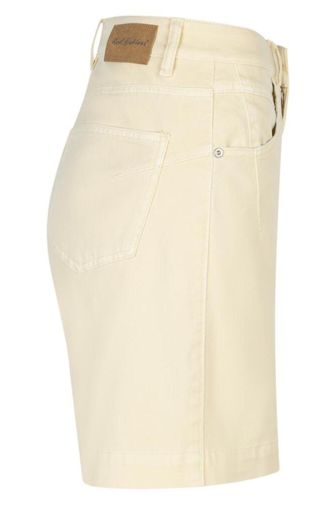 Red Button gele dames korte broek | Zijaanzicht
