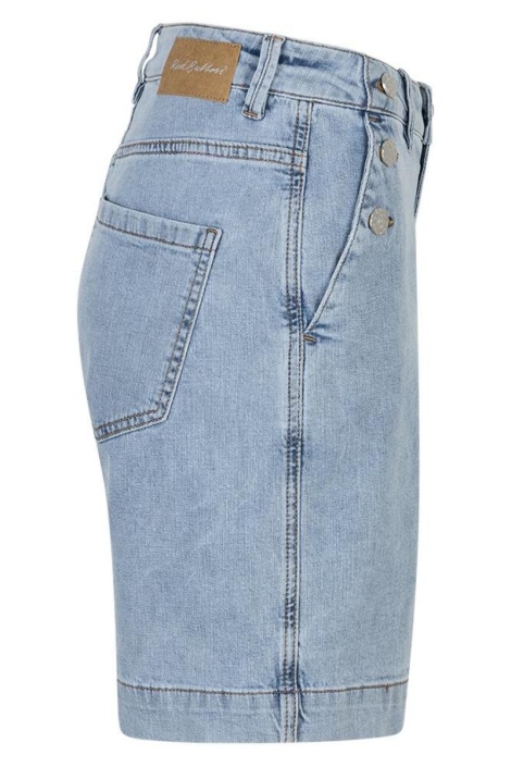 Red Button blauwe dames korte broek | Zijaanzicht