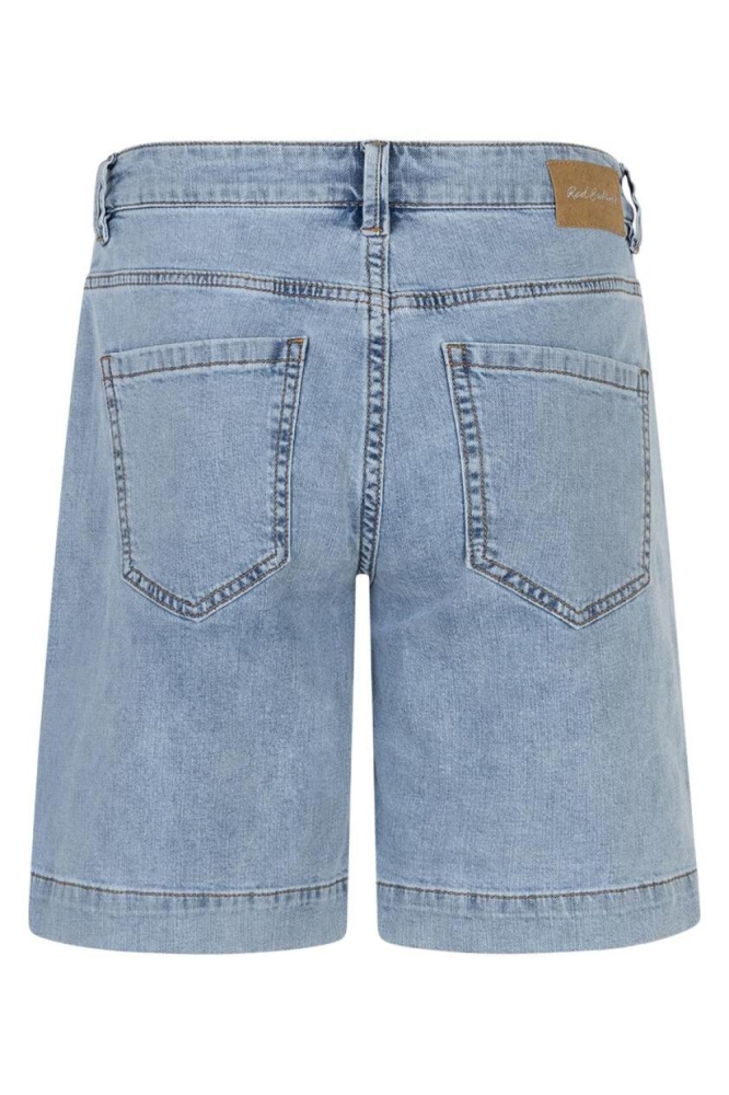Red Button blauwe dames korte broek | Achteraanzicht