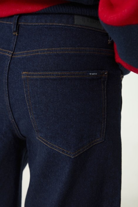 Garcia blauwe dames korte broek | Close up