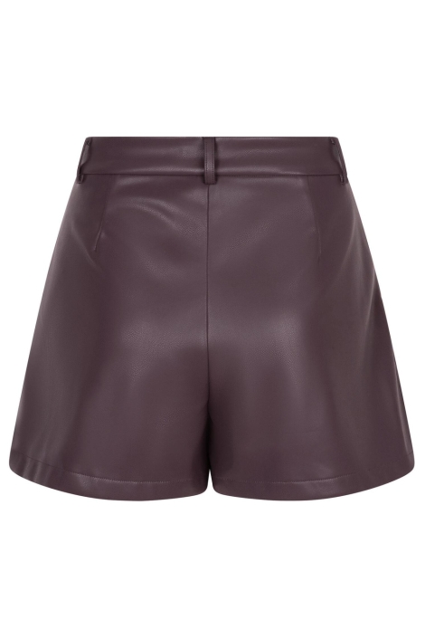 Ydence bordeaux dames korte broek | Vooraanzicht