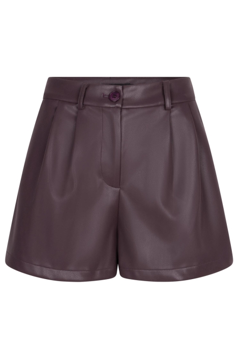 Ydence bordeaux dames korte broek | Achteraanzicht