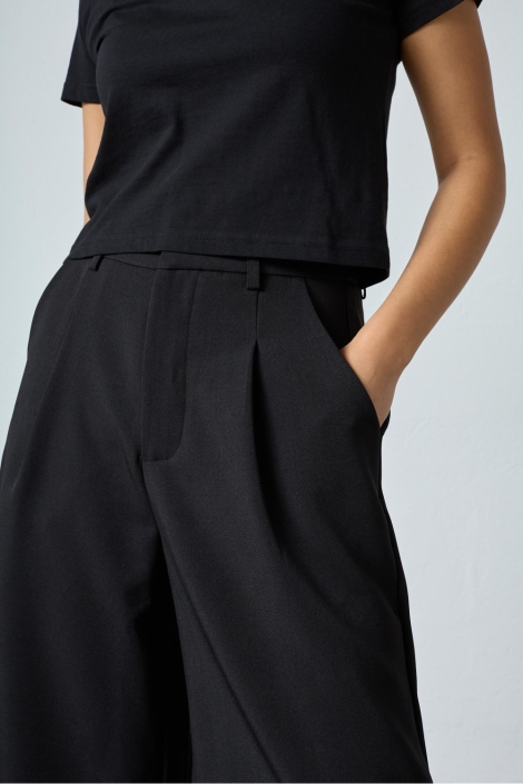 SisterS point zwarte dames broek | Close up
