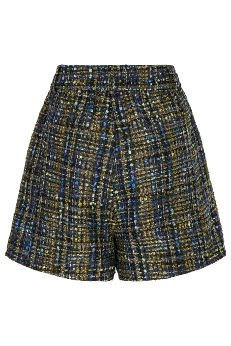 Studio Amaya multi color dames korte broek | Achteraanzicht