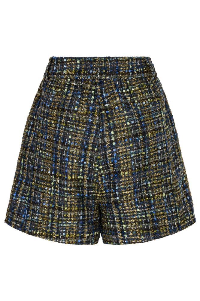 Studio Amaya multi color dames korte broek | Achteraanzicht