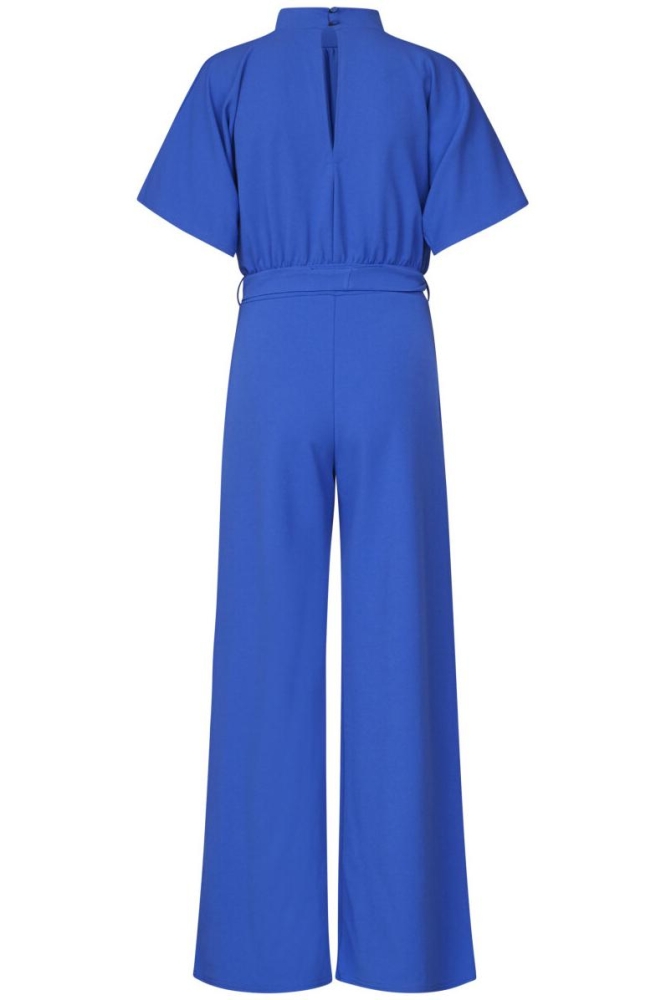 SisterS point blauwe dames jumpsuit | Achteraanzicht