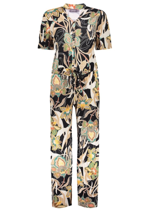 Geisha multi color dames jumpsuit | Vooraanzicht