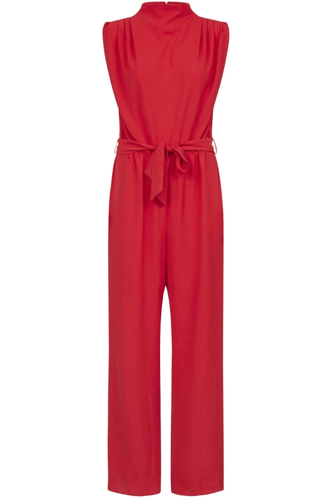 SisterS point rode dames jumpsuit | Vooraanzicht