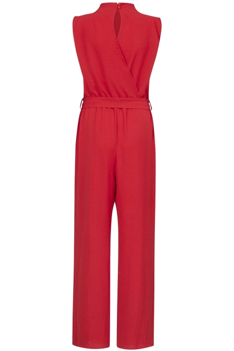 SisterS point rode dames jumpsuit | Achteraanzicht