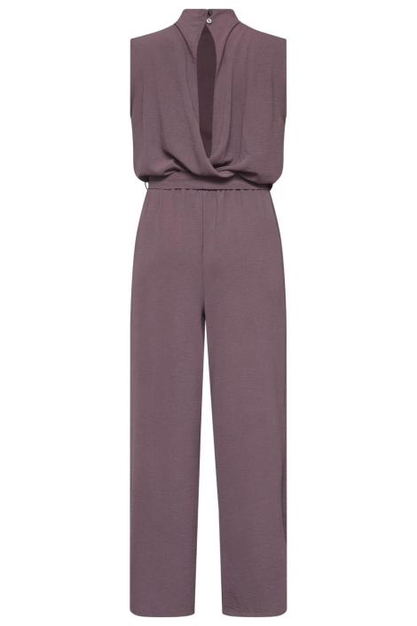 SisterS point bruine dames jumpsuit | Achteraanzicht