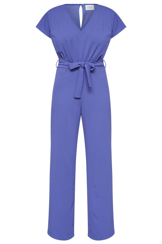 SisterS point paarse dames jumpsuit | Vooraanzicht