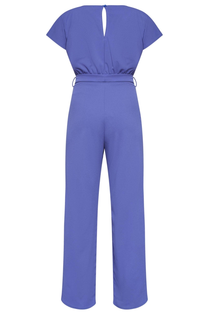 SisterS point paarse dames jumpsuit | Achteraanzicht