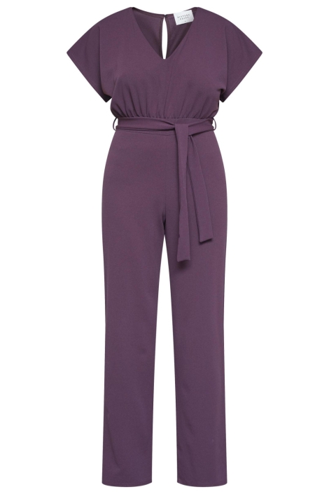 SisterS point bordeaux dames jumpsuit | Vooraanzicht