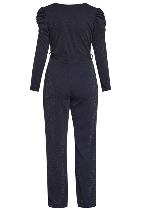 SisterS point zwarte dames jumpsuit | Achteraanzicht
