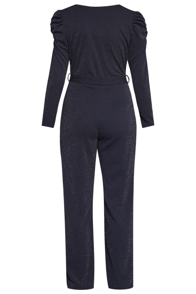 SisterS point zwarte dames jumpsuit | Achteraanzicht