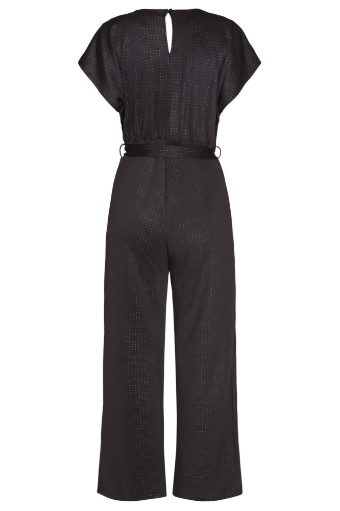 SisterS point zwarte dames jumpsuit | Achteraanzicht