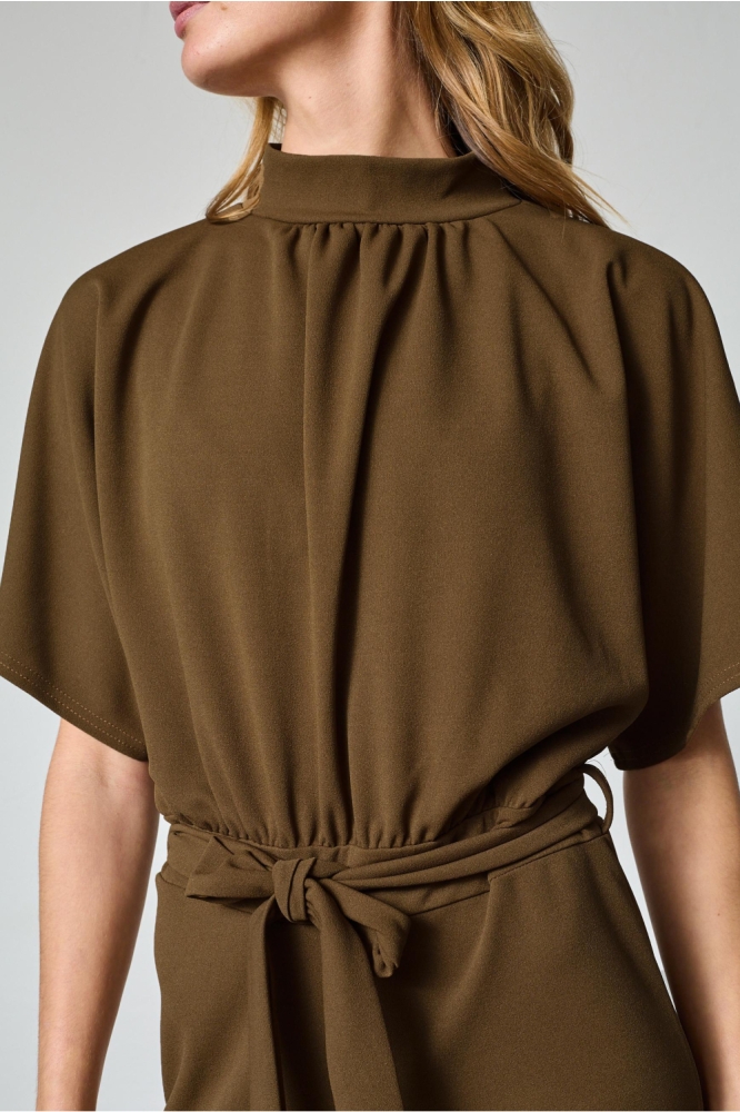 SisterS point bruine dames jumpsuit | Close up