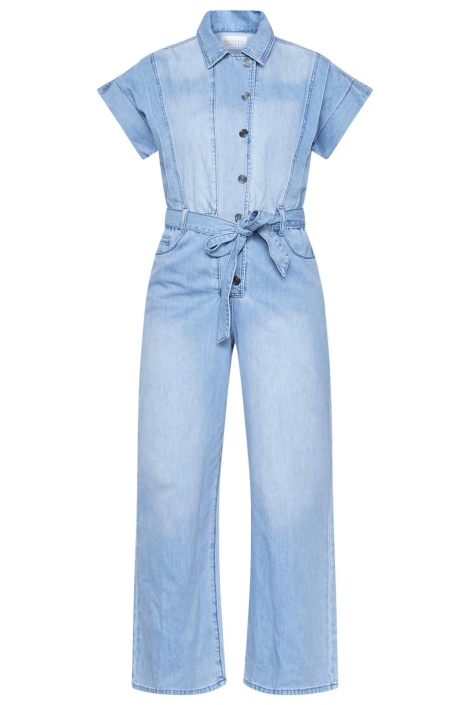 SisterS point blauwe dames jumpsuit | Vooraanzicht