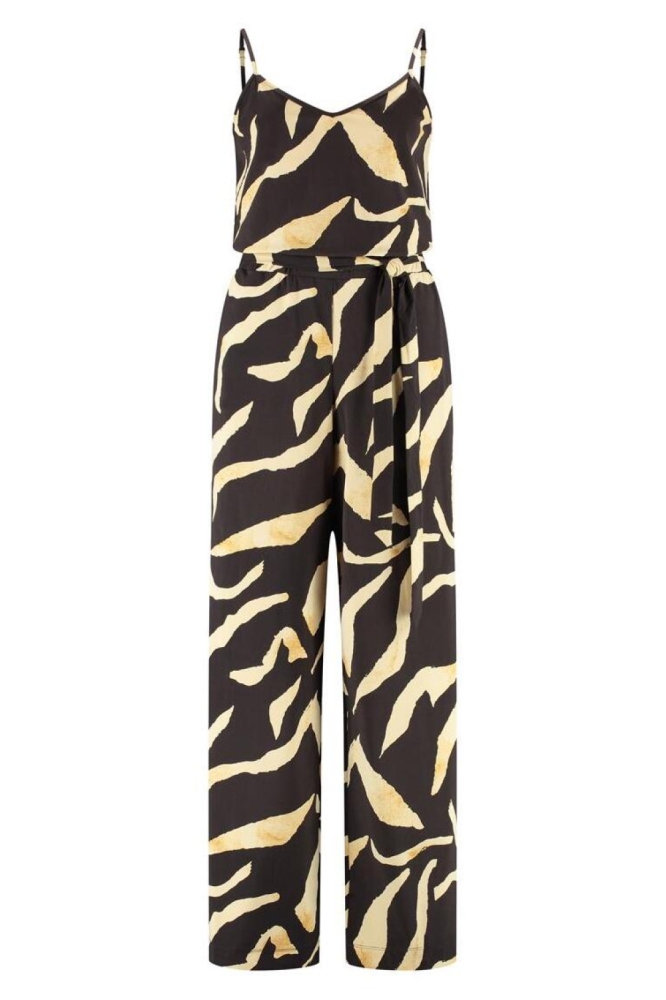 Lady Day bruine dames jumpsuit | Vooraanzicht