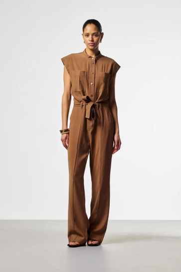 Aaiko Jumpsuit LISANA TENCEL TEN 545 181031 HAZELNUT