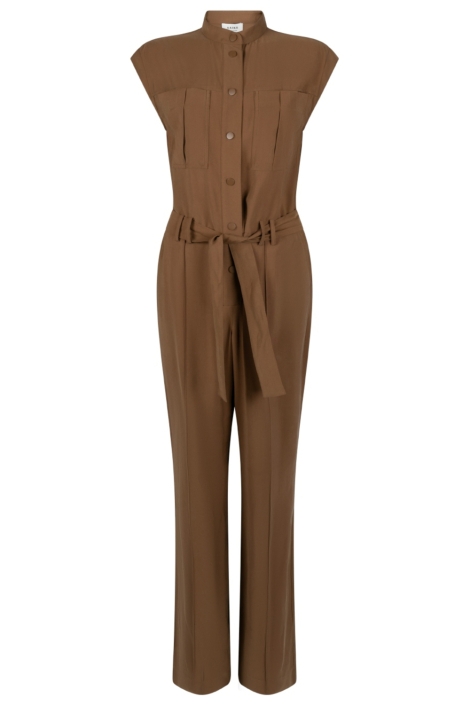 Aaiko bruine dames jumpsuit | Vooraanzicht