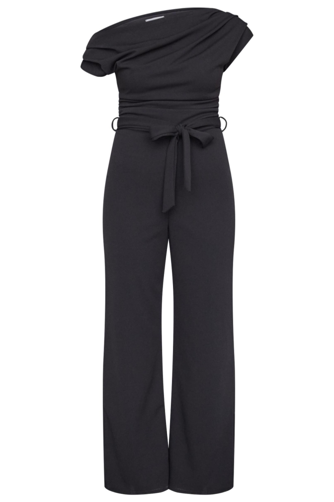SisterS point zwarte dames jumpsuit | Vooraanzicht