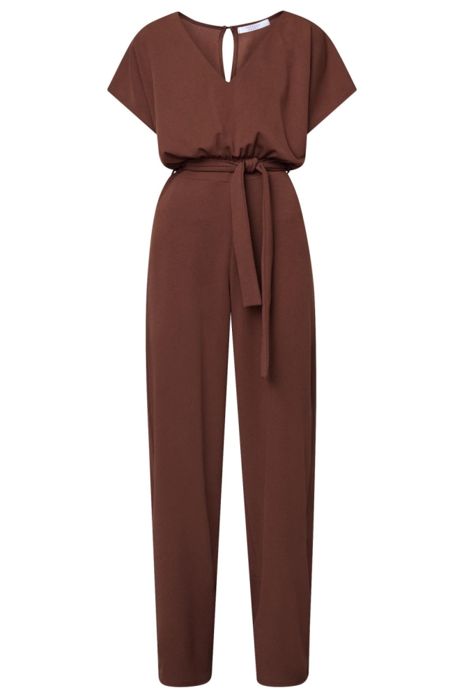 SisterS point bruine dames jumpsuit | Vooraanzicht