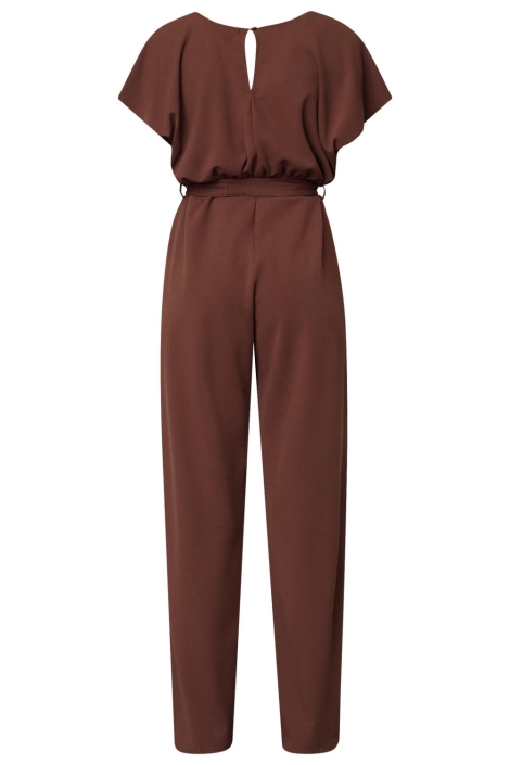 SisterS point bruine dames jumpsuit | Achteraanzicht